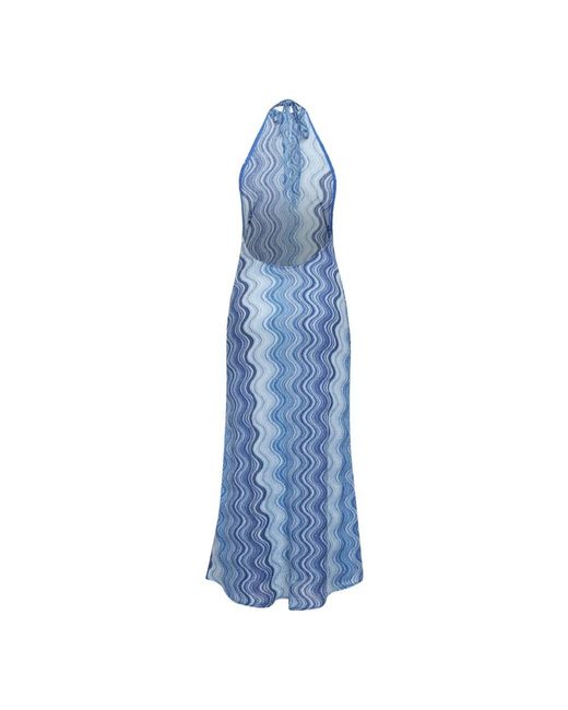 Mc2 Saint Barth Blue Maxi Dresses