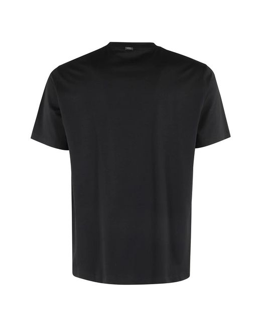 Herno Black T-Shirts for men