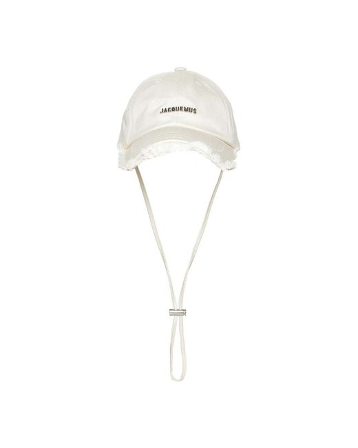 Jacquemus White Caps for men