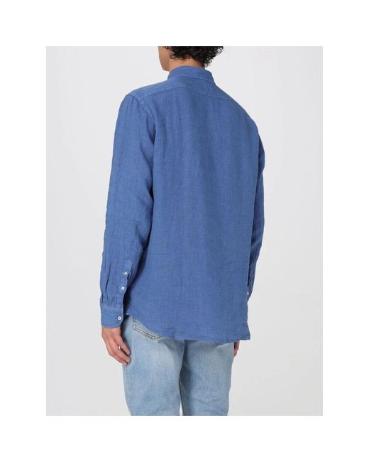 Brooksfield Weiße Langarm-Kleiderschürze in Blue für Herren