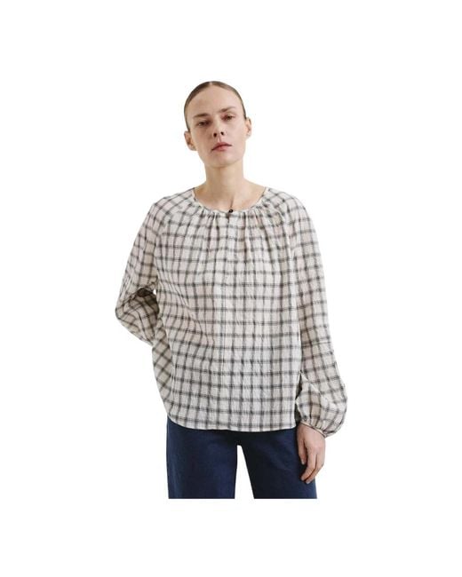 Pomandère Gray Blouses