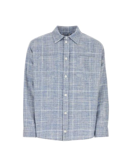 1989 STUDIO Blue Casual Shirts for men