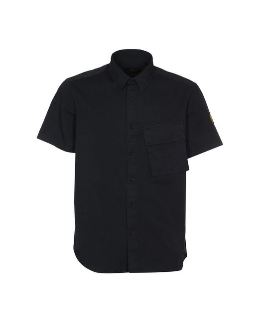 Belstaff Black Short Sleeve Shirts for men