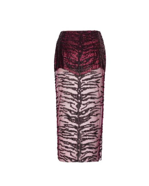 Pinko Purple Midi Skirts