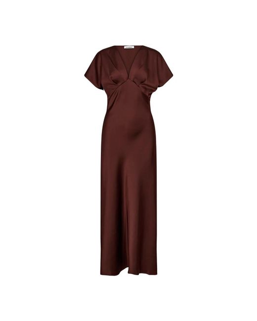 Maxi Dresses co'couture de color Red
