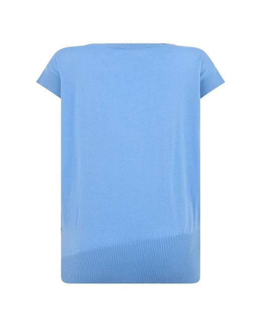 Moorer Blue Round-Neck Knitwear