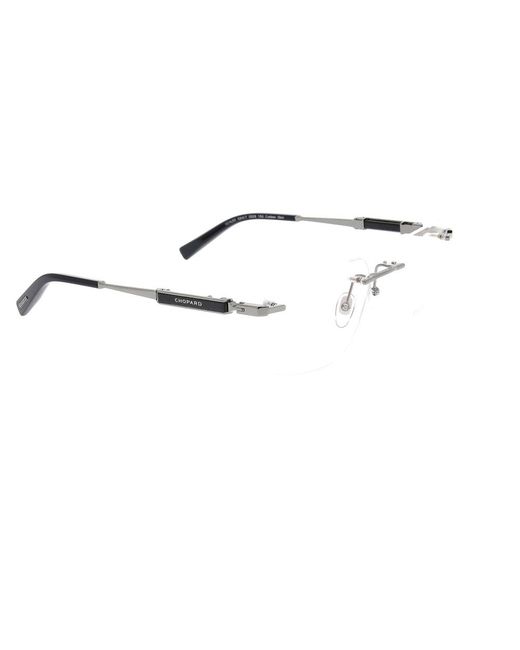Glasses Chopard de color Metallic