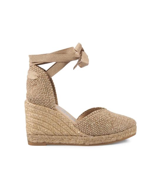 Wedges di Espadrilles in Natural