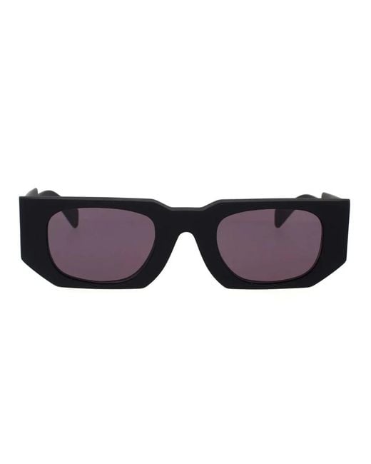Kuboraum Stijlvolle Gezichtsmasker Zonnebril in het Purple