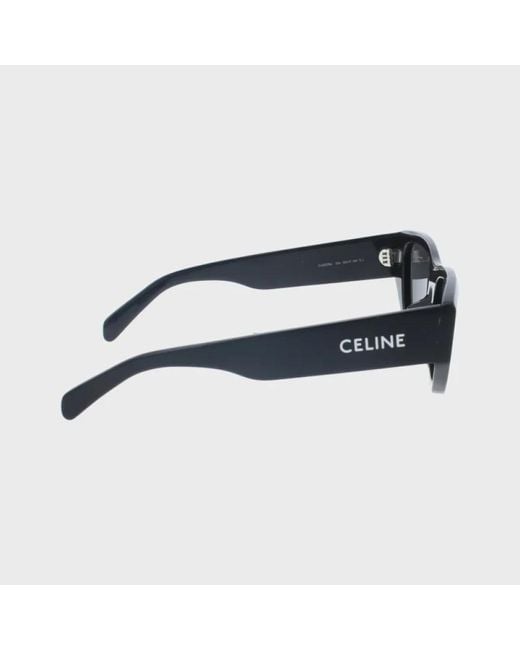 Céline Blue Stilvolle sonnenbrille schwarzer rahmen