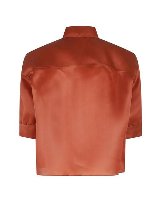 Alberta Ferretti Red Shirts