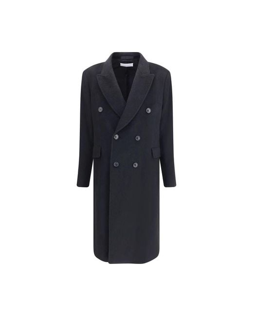 Our Legacy Blue Wool Whale Coat for men
