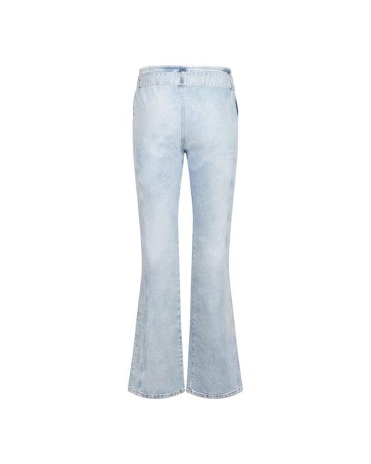 DIESEL Jeans ,Blauw ,Denim Uitlopende Denim Jeans Met Ovaal Logo in het Blue