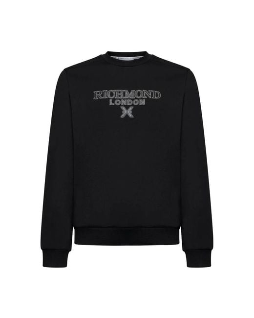 RICHMOND Crewneck Sweatshirt in Black für Herren