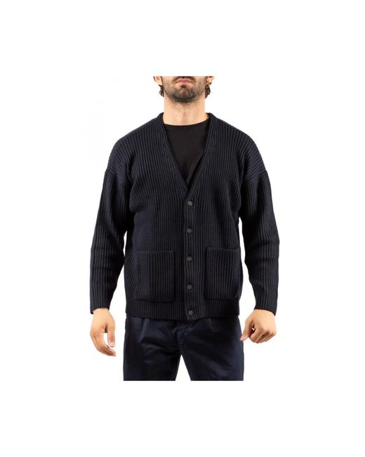 Emporio Armani Black Cardigans for men