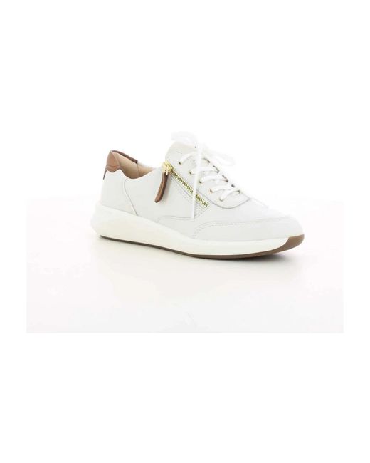 Clarks White Sneakers
