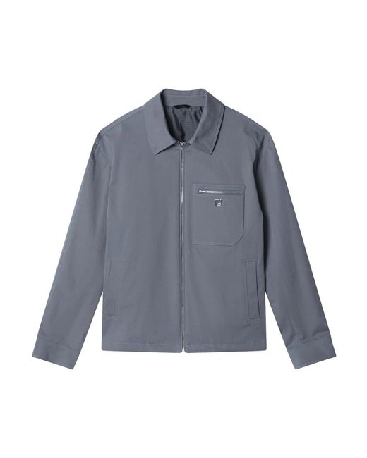 Fendi Blue Light Jackets for men