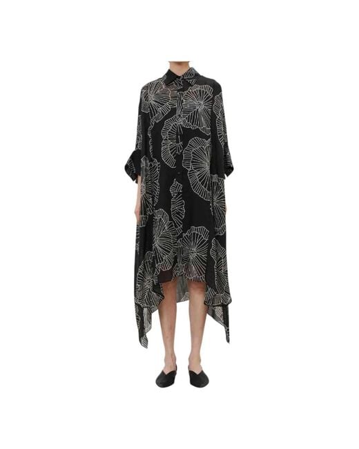 Shirt Dresses MEIMEIJ de color Black