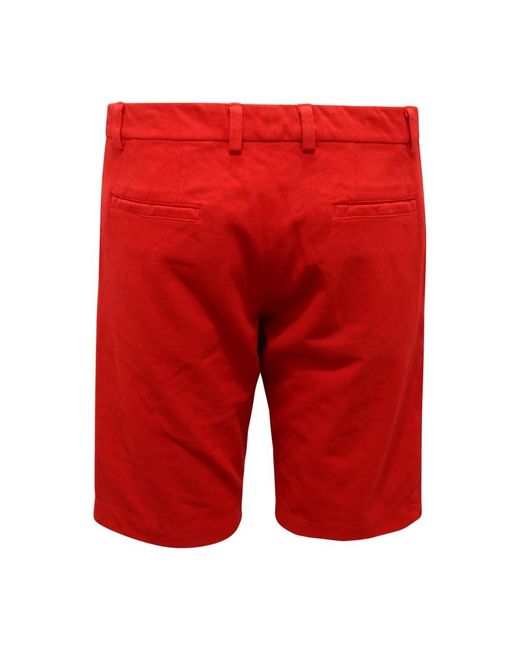 Altea Red Casual Shorts for men