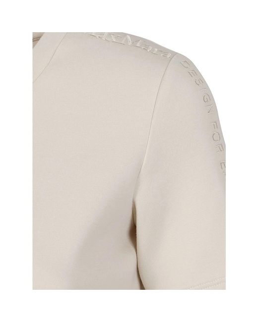 Max Mara Tops ,Basic T-Shirt in het Natural