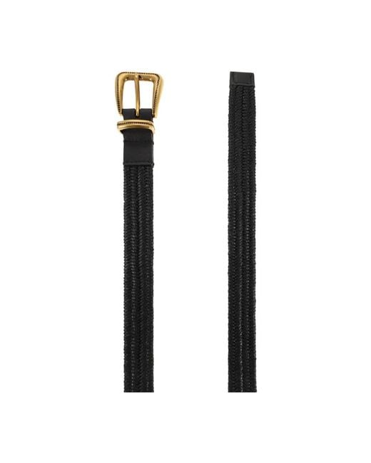 Brunello Cucinelli Black Belts