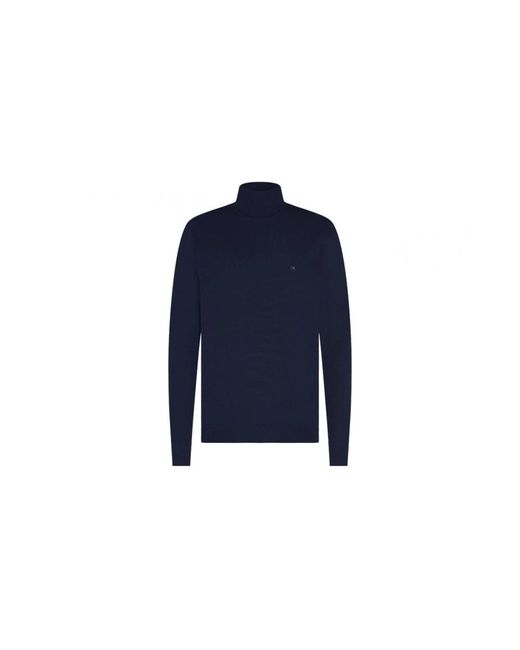Turtlenecks di Calvin Klein in Blue da Uomo