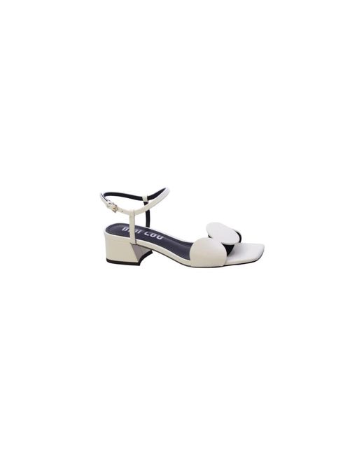 Bibi Lou White High Heel Sandals