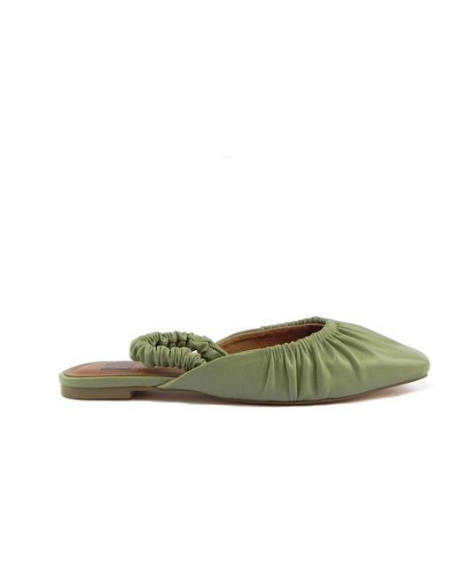 Bibi Lou Green Mules