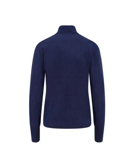 Aspesi Blue Turtlenecks