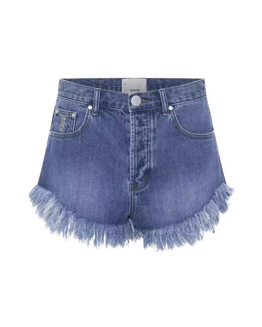 Denim Shorts One Teaspoon de color Blue