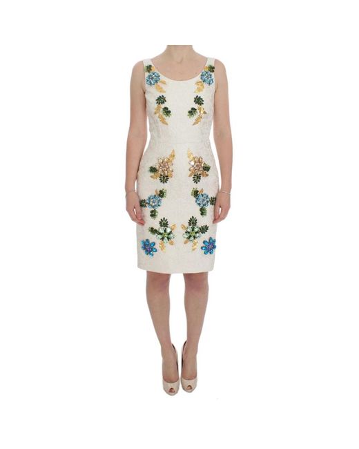 Dolce & Gabbana Natural Short Dresses