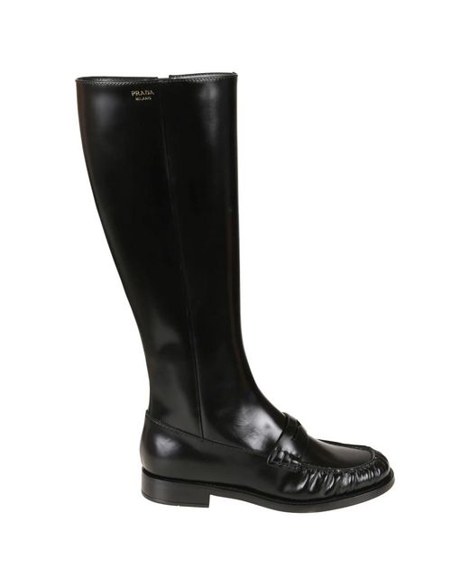 Prada Black High Boots