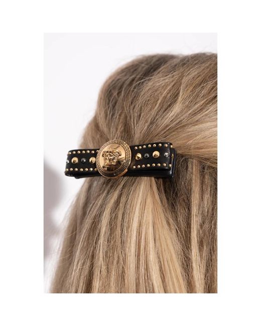 Hair Accessories Versace de color Black