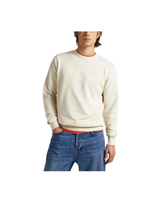 Pepe Jeans White Sweatshirts for men