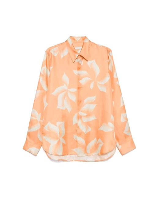 Dries Van Noten Casual Shirts in het Orange voor heren