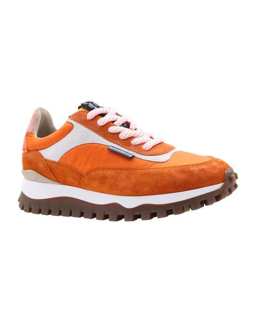 Floris Van Bommel Orange Sneakers for men