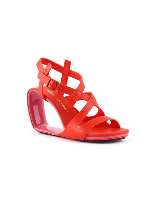 United Nude Red Wedges