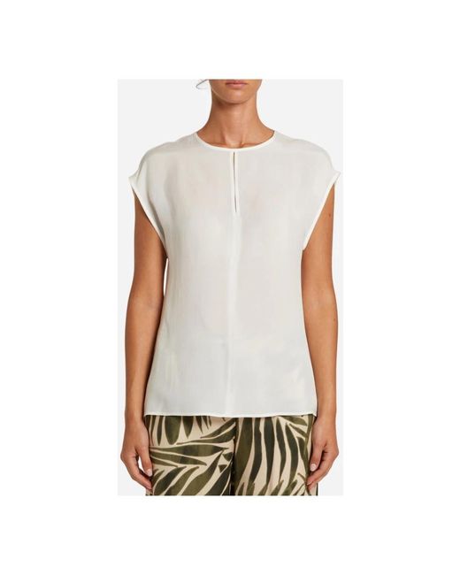 Pennyblack Blusa Fluida in het White