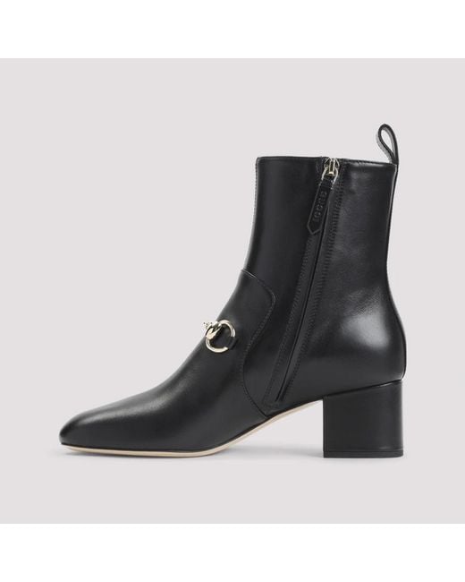 Gucci Black Heeled Boots