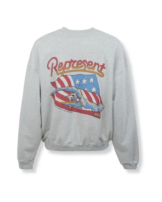 Sweatshirts Represent pour homme en coloris Gray