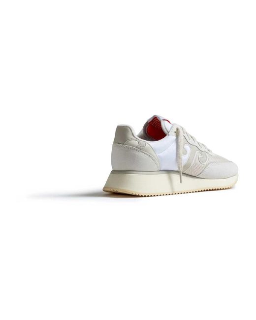 Wushu Ruyi White Weiße Sneakers Leicht Gepolstert Traktion