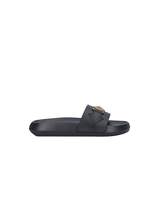 Versace Blue Sliders