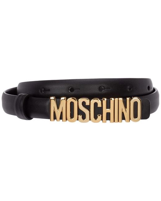 Moschino Black Belts