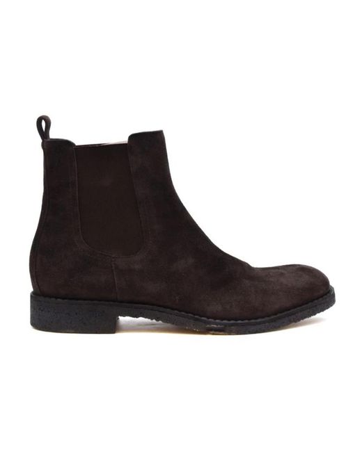 Roberto Del Carlo Brown Chelsea Boots for men