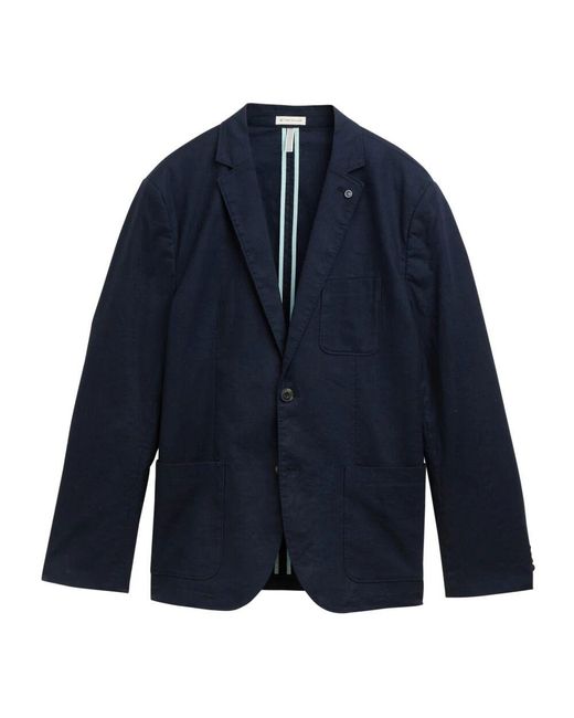 Tom Tailor Leinenblazer in Blue für Herren
