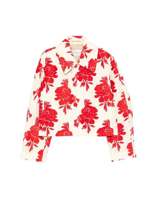 Dries Van Noten M.W. Jas in het Red voor heren