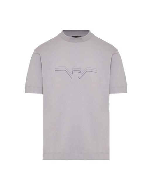 Emporio Armani Baumwoll t-shirt 3d1t891jwzz in Gray für Herren