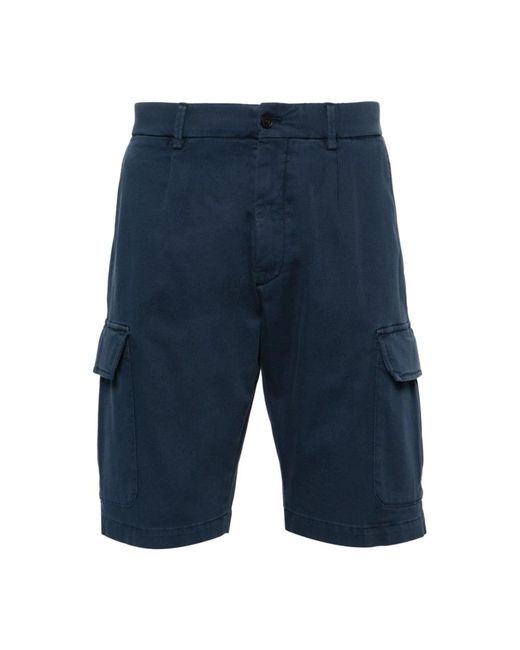 Corneliani Blue Casual Shorts for men