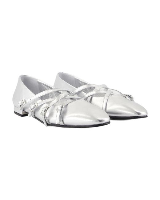 CAREL PARIS White Ballerinas