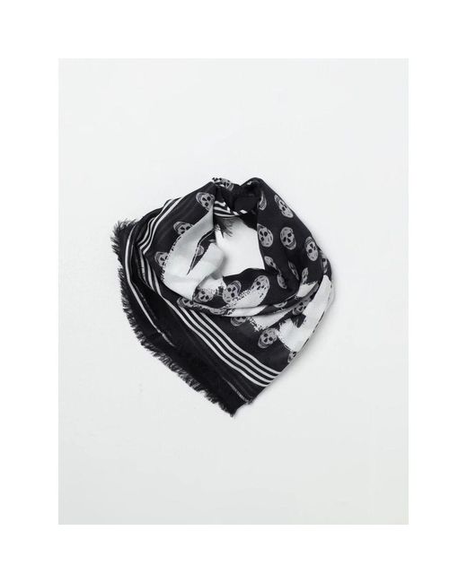 Silky Scarves Alexander McQueen de hombre de color Black